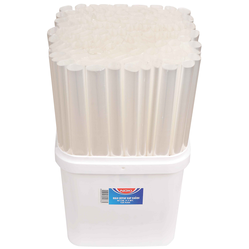 Noki Rulo Kaplık Şeffaf 125 Li 53100S - 125'li Paket