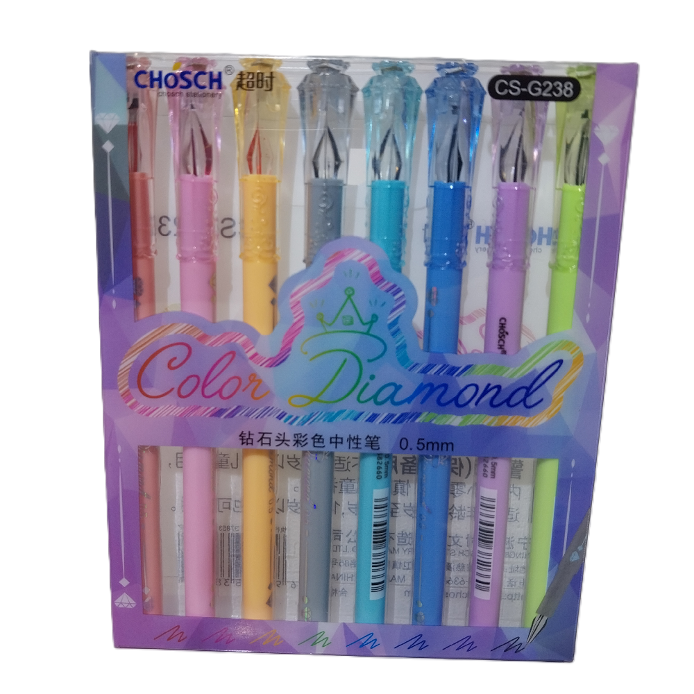 Bafix Jel Kalem Chosch 8 Renk 8 Li Cs-G238