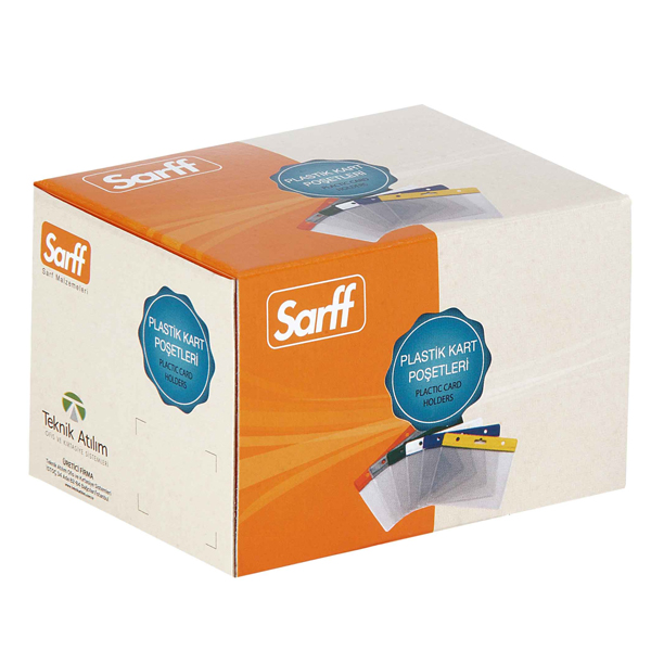 Sarff Kart Poşeti Güvenlik 11.5X16 Cm Şeffaf 15207031 - 100'lü Paket