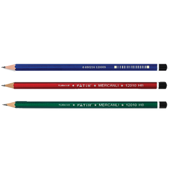 Fatih Kurşun Kalem Mercanlı Hb 12010 - 144'lü Kutu