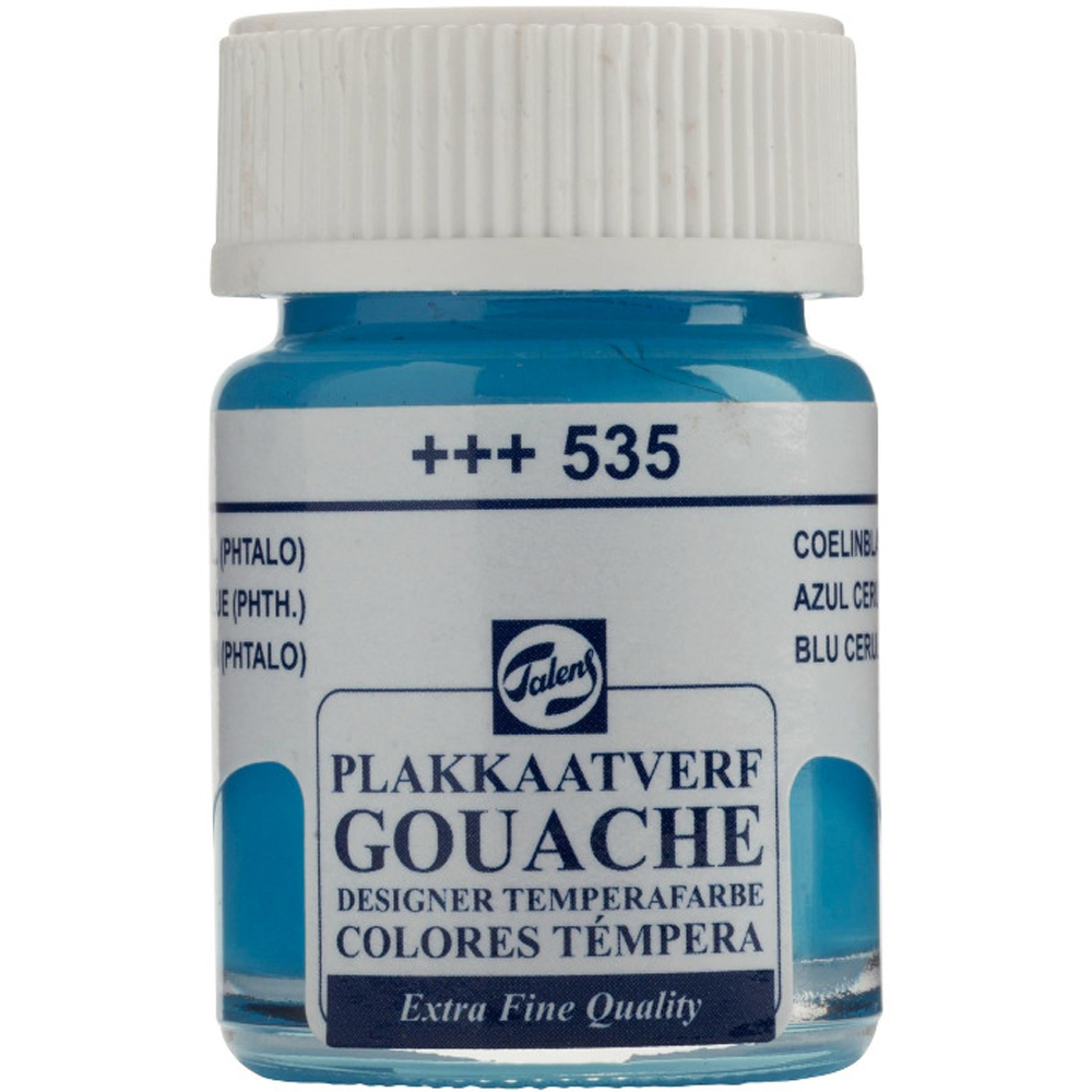 Talens Guaj Boya 16 Ml Cerulean Mavi (Gök Mavisi) 535 - 10'lu Paket