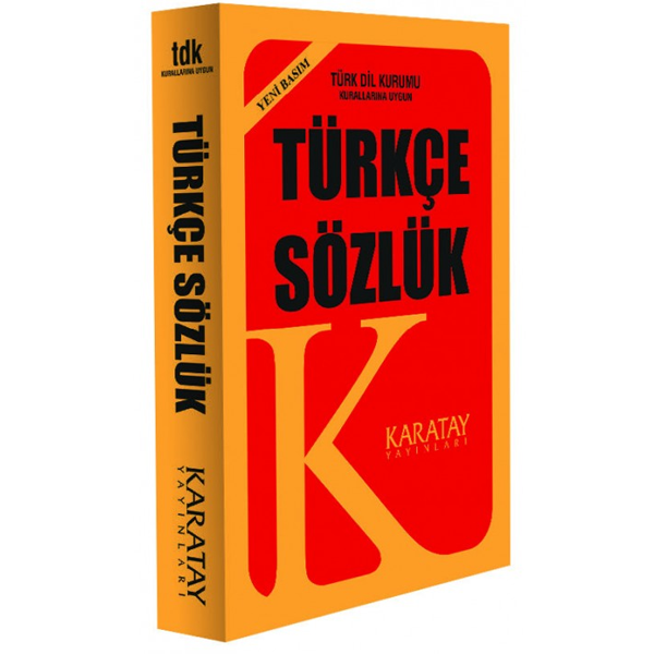 4E SÖZLÜK TÜRKÇE PLASTİK KAPAK 1.HAMUR SARI KARATAY YAYINEVİ